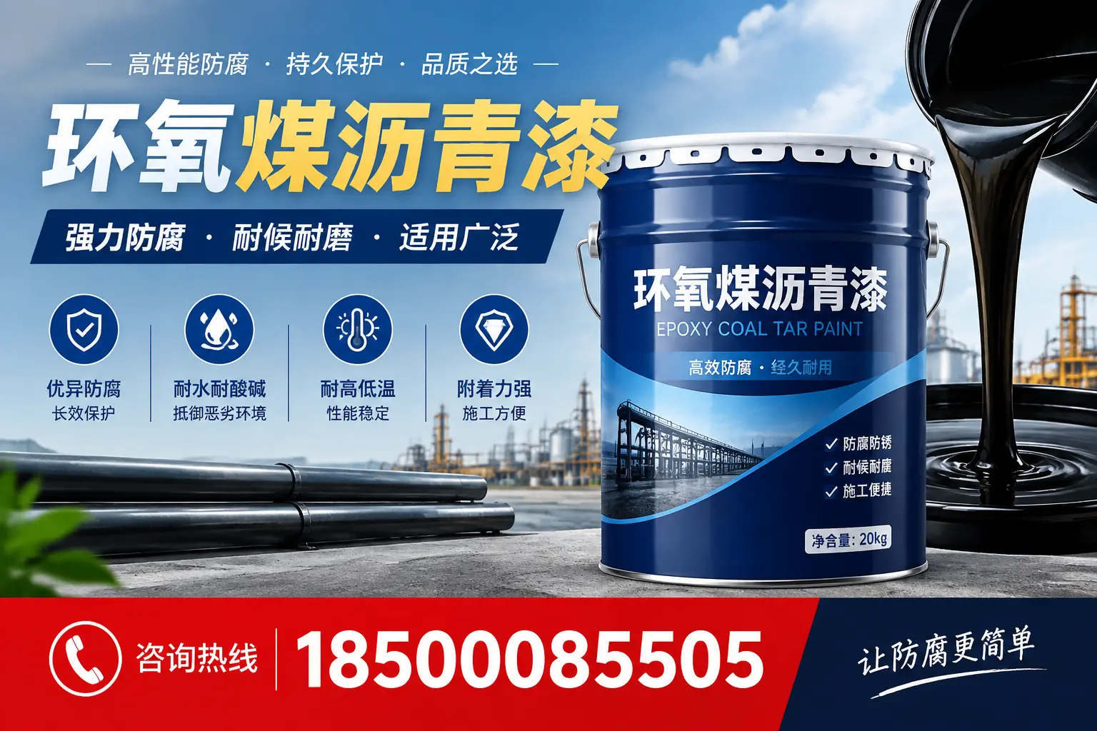 环氧煤沥青漆在不同气候条件下的表现分析，苏尼特右旗适用性